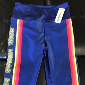 NWT soulcycle x goldsheep vegas leggings